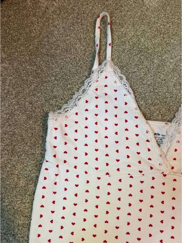 Brandy Melville Amara Hearts Tank Top - Image 3