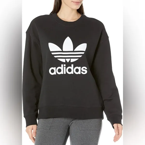 Adidas Original Trefoil Crew Womens Sweatshirt New size Small - Image 2