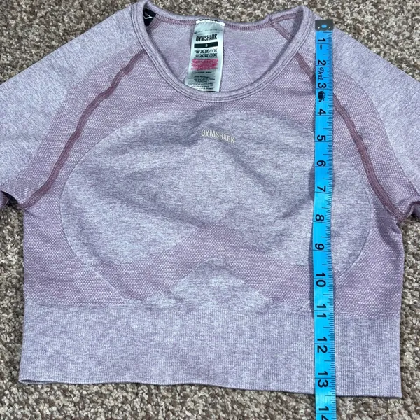 Gymshark Vital Sports Bra Top Long Sleeve‎ Dusty Rose Womens SM Gym Yoga Workout - Image 7