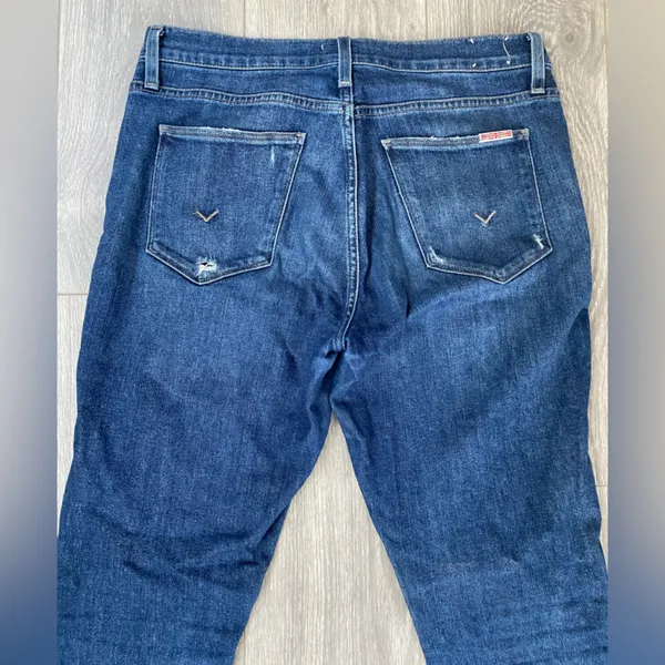 Hudson - Blair High Rise Super Skinny Ankle Medium/Dark Wash Jeans - Size 30 - Image 7