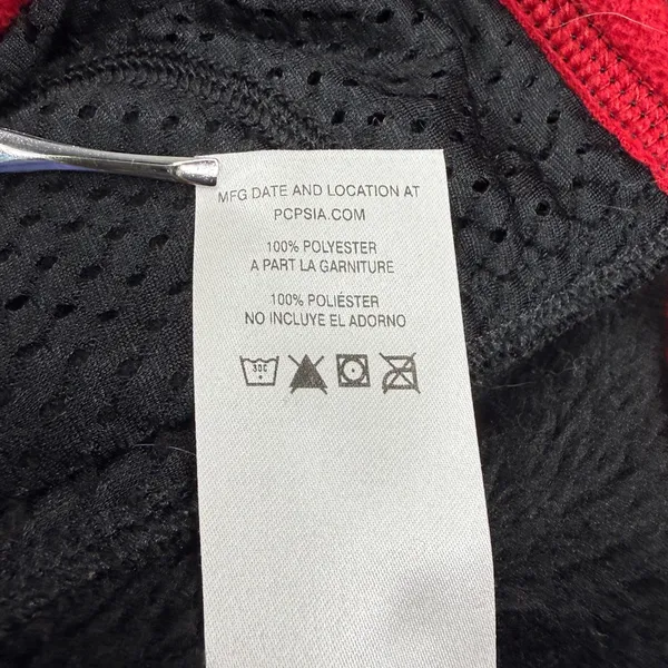 Patagonia Re-Tool Snap-T Fleece Womens Small Black Red Polartec Thermal Pro - Image 8