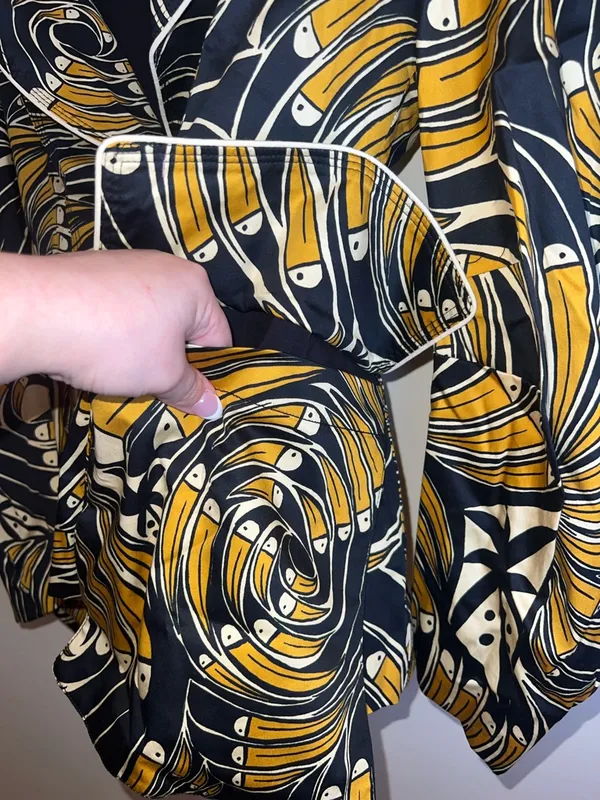Farm Rio Toucan Spirals Blazer NWT Off White Tropical Print Jacket‎ S - Image 9