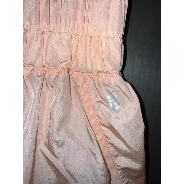 Free People FP Movement The Way Home Peach Shorts Size XL‎ Smocked Waistband EUC - Image 2
