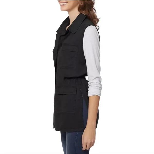 Buffalo David Bitton Lightweight Blue Denim Tunic Vest Medium‎ - Image 4