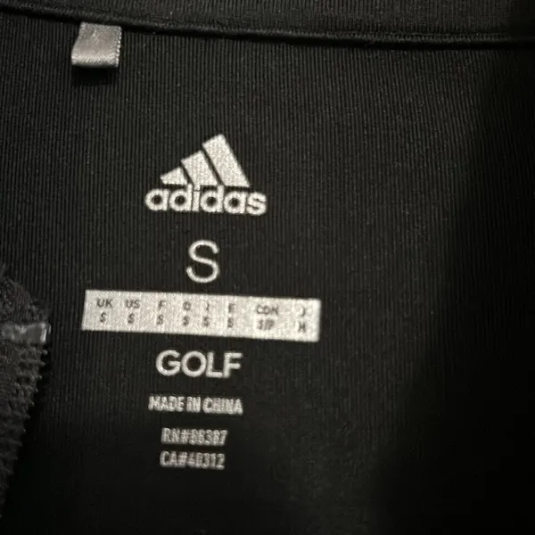 Adidas‎ Sporting Kansas City Golf Womens Hybrid Full Zip Black Jacket Size Small - Image 6