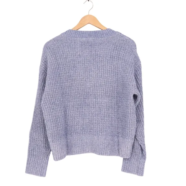 State Of Day Intimates 2-pc Pajamas Set Womens L Blue Waffle Knit Long Sleeve - Image 5