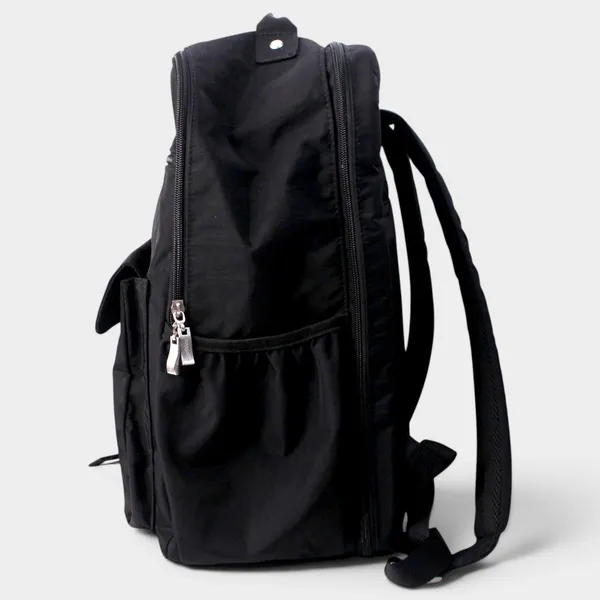 Baggallini Everyday Laptop Backpack Black RFID Travel Work Bag - Image 3