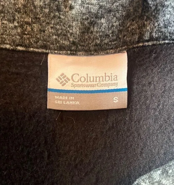 Columbia High Neck Full Zip Raglan Long Sleeves Fleece Jacket Size S - Image 5