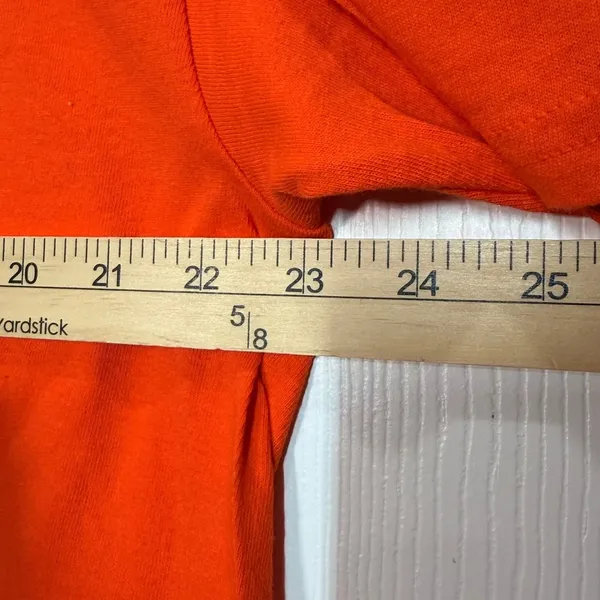 Itsa Girl Thing Orange Football Tailgates Touchdowns‎ Graphic T Shirt XL - Image 7