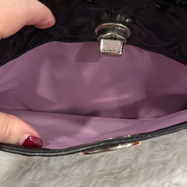 Coach Black Patent Leather Shoulder Bag - Image 7