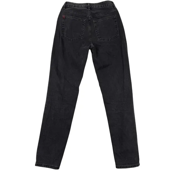 BDG Urban Outfitters Mom Jeans High Rise Black Wash Womens 25‎ Straight Leg - Image 2
