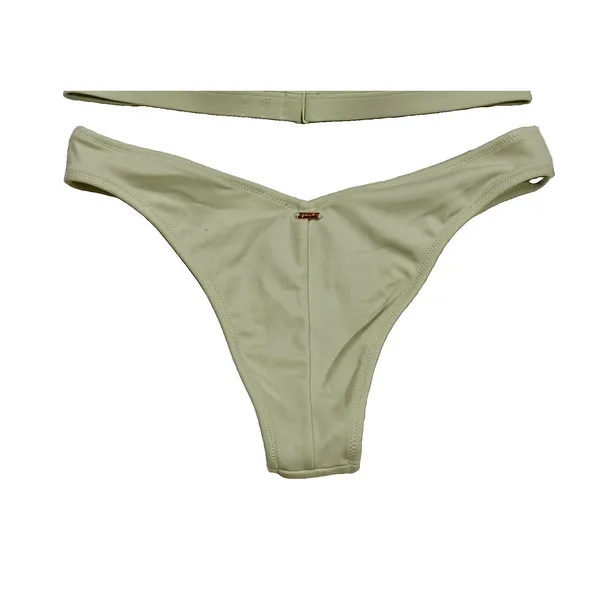 Victoria’s Secret PINK Triangle Push Up Bikini Light Mint Sage Green Size XS - Image 7