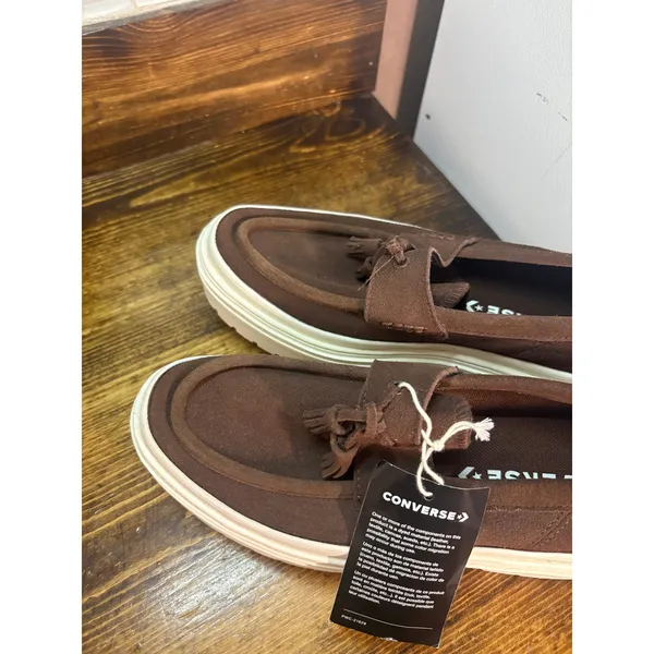 Converse brown platform loafers size 8 - Image 3