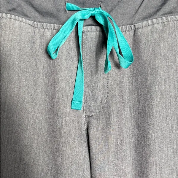 FIGS Zamora Joggers Women Large Gray Scrub Technical Pants Hospital Doctor Nurse - Image 9