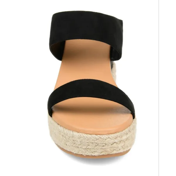 Journee NEW Alissa Wedge Heel Espadrille Sandals 12 $90 - Image 6
