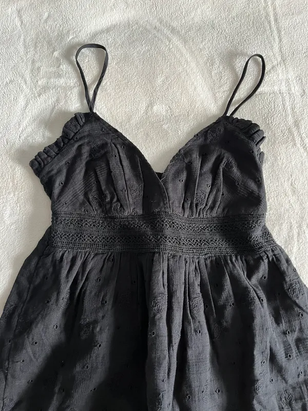Urban Outfitters Black Floral Mini Dress - Image 3
