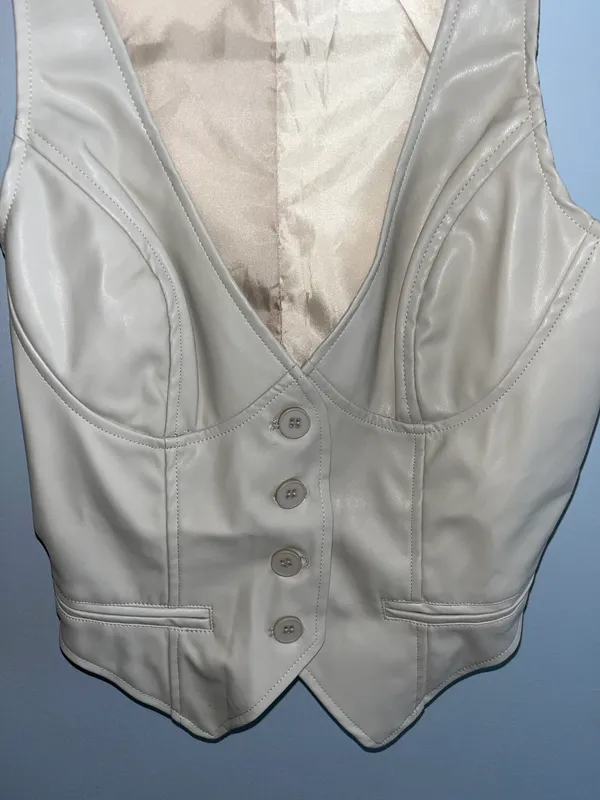 Leather Vest Size XS - Image 2