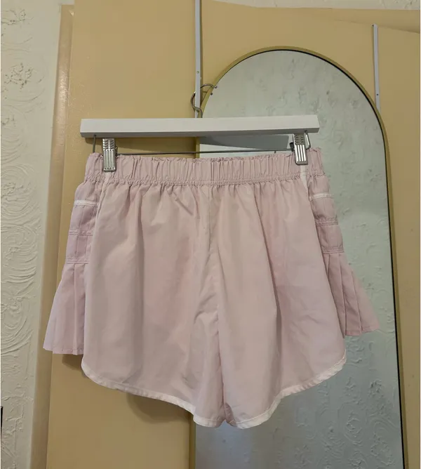 FP Movement Pink/White Easy Tiger Shorts - Image 3