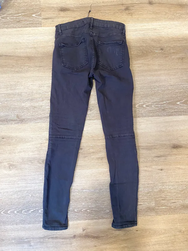 ZARA Charcoal Gray  Jeans - Image 2