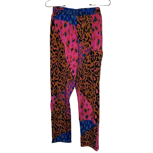 Joh Women's‎ Pants Wess Animal Print Charmeuse Relaxed Fit Colorful Sz. XS NWT - Image 7