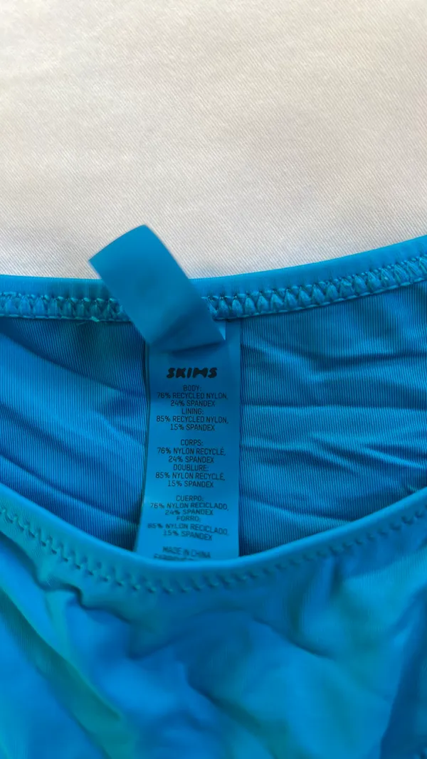 Skims Blue Strappy Bikini Bottoms - Image 5