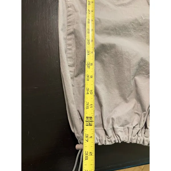 Rachel Paige Womens Cargo Parachute Pants Grey XS Elastic Waist PW2310 Utility‎ - Image 3