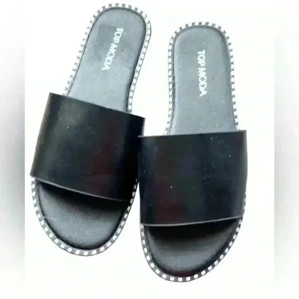 Top Moda slip on‎ sandals. - Image 2