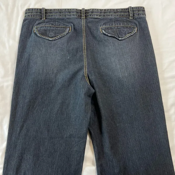 VTG Route 66 Jeans Women Juniors 14/15 Wide Leg Distressed Y2K Skater 90s Retro - Image 9