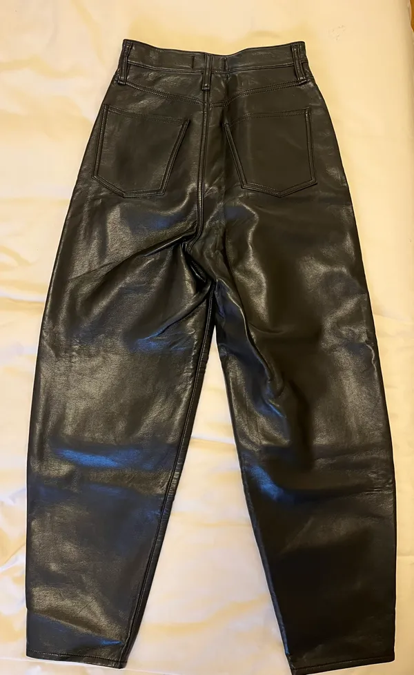 AGOLDE Leather Pants - Image 4