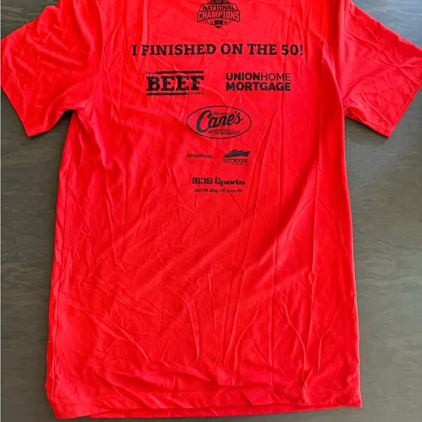 Nike Ohio State University Red Dri-Fit Shirt - Image 3
