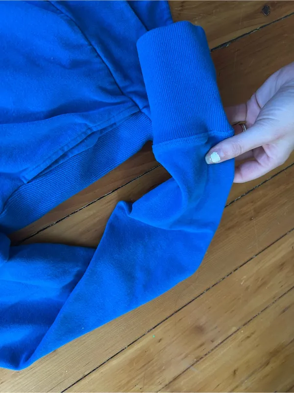 Sweaty Betty Escape Luxe Fleece Hoodie size XS in color lightening blue - Image 3