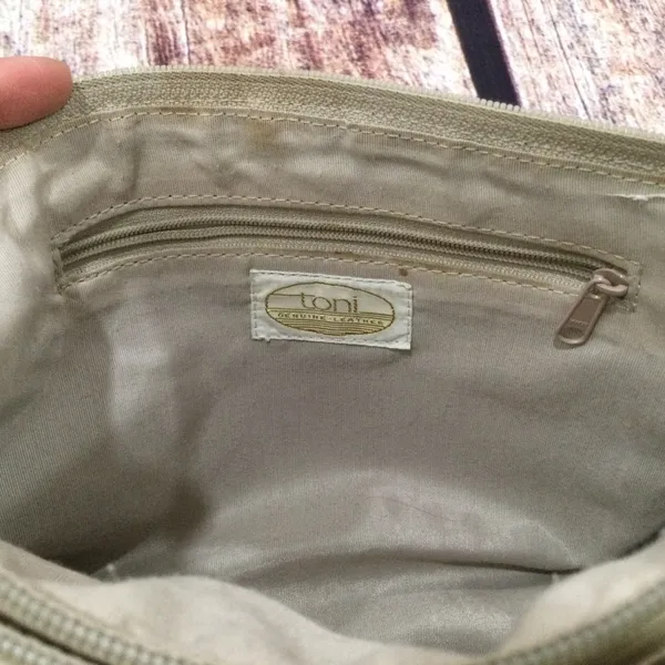 VINTAGE TONI LEATHER CROSSBODY‎ BAG - Image 7