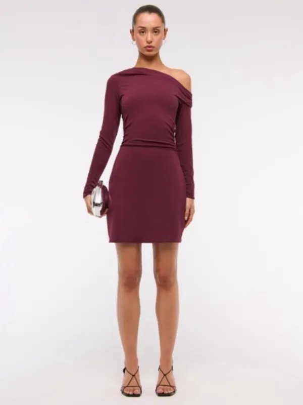 Abercrombie & Fitch Off Shoulder Knit Mini Dress - Image 5