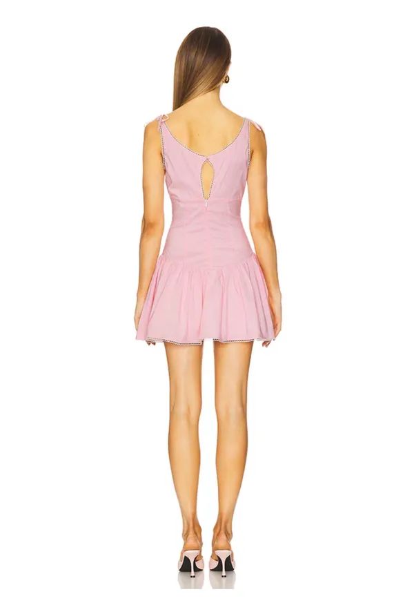 Revolve Atiana Mini Dress in Pink Stripe - Image 2