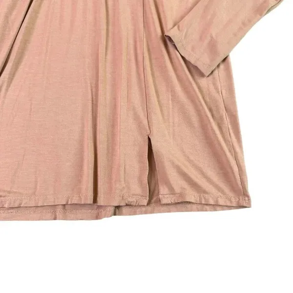NBD Katia Mini Dress Long Sleeve Camel Jersey Stretch Low Cut Size Small Women's - Image 6