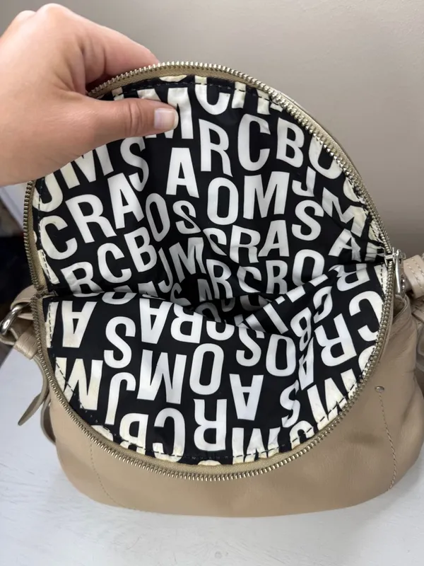 Marc by Marc Jacob Totally Turn-Lock Natasha Crossbody Bag Stone Cream - Image 14