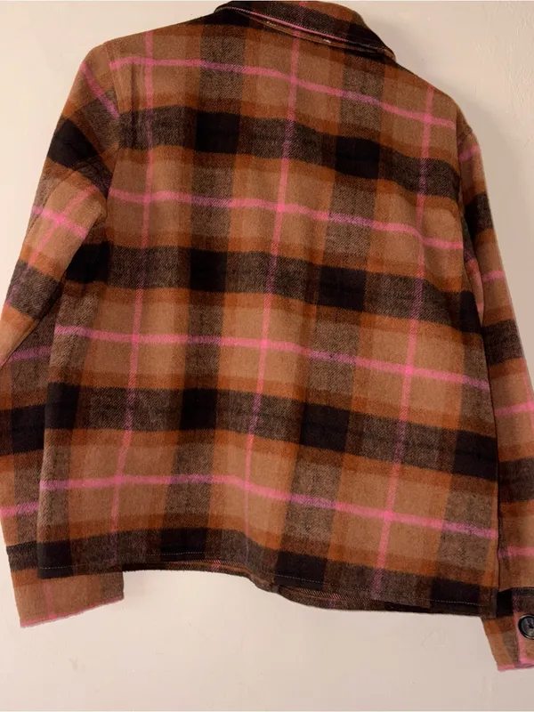 BB Dakota x Steve Madden plaid shacket top S - Image 4