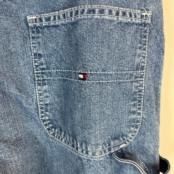 Tommy Hilfiger Carpenter Jeans Womens 12 Vintage 90's Y2K Wide Leg Baggy Hip Hop - Image 6