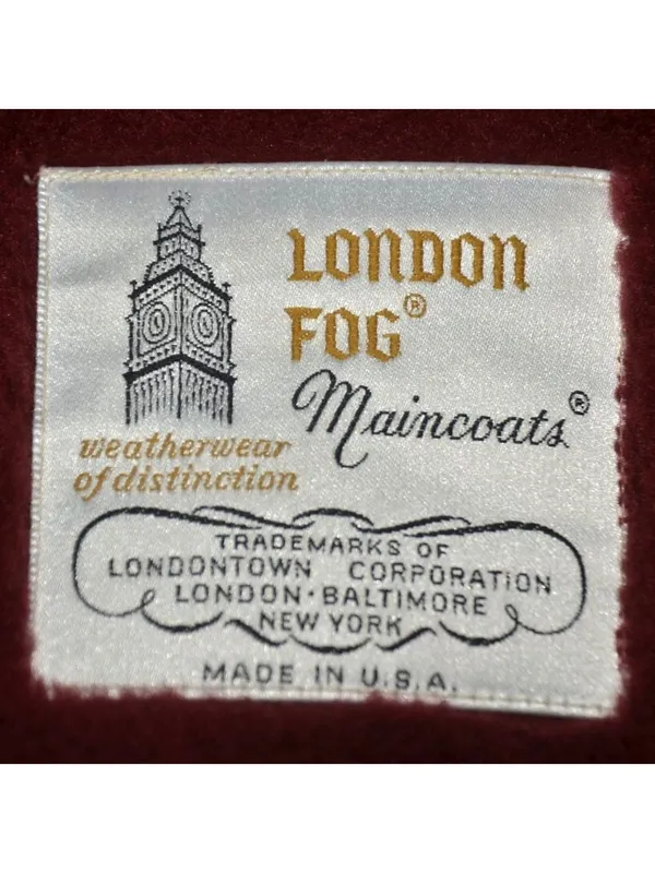 VTG London Fog Trench Coat 10 Dusty Rose Pink Detachable Hood Liner Belt USA - Image 13