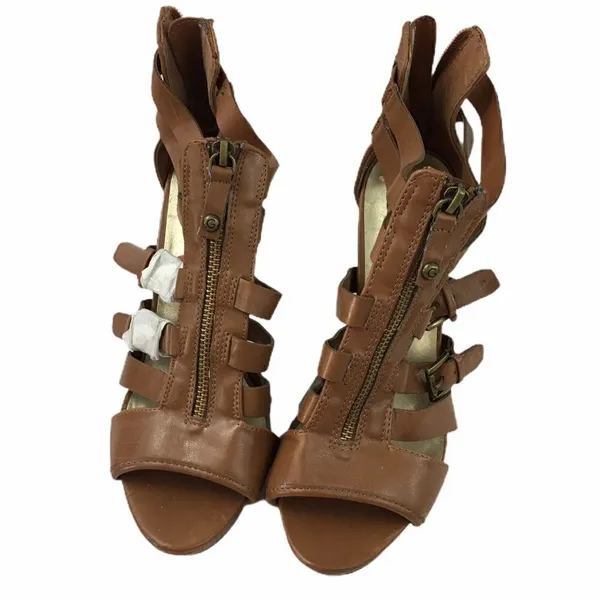 Guess Sexy Zip Up Strappy Heels 9 - Image 3