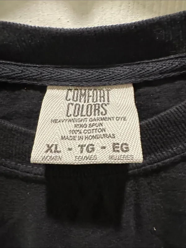 Comfort Colors Black 'Bride Squad' Graphic Tee - Women's Crewneck - Image 2