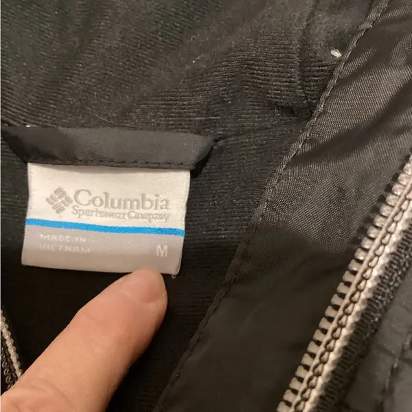 Columbia Charcoal Hooded Windbreaker - Image 4