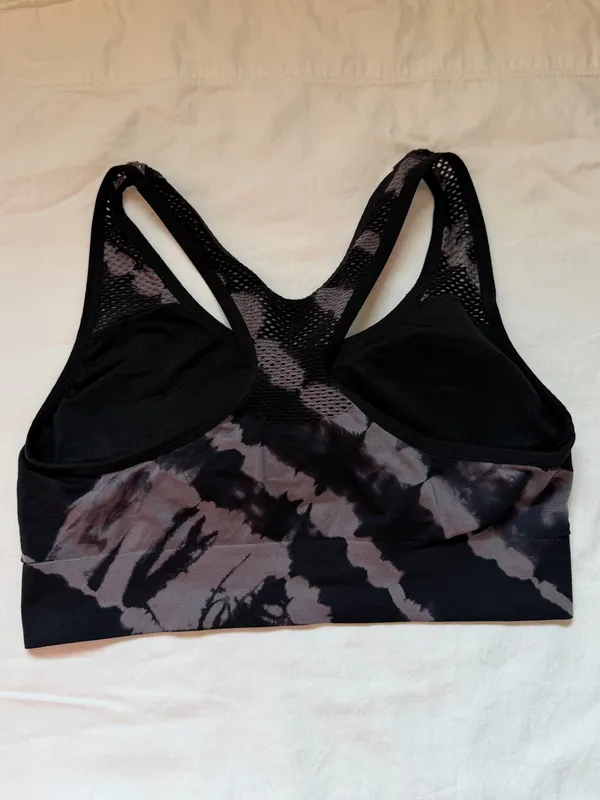 PINK‎ Active Tie Dye Sports Bra Large Mesh Racerback Lightly Lined - Image 3