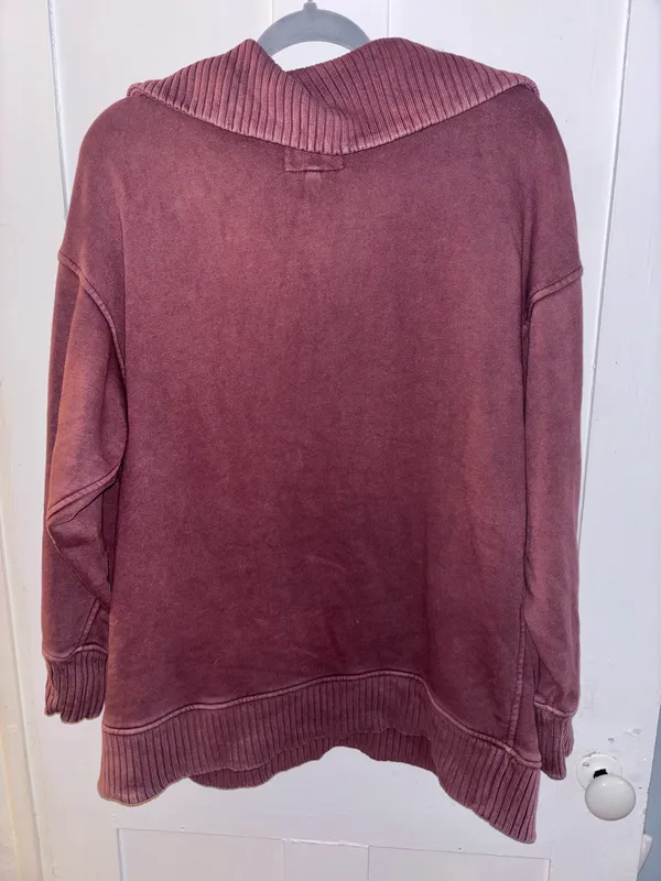 Aerie Quarter-Zip Pullover Oversized - Image 2