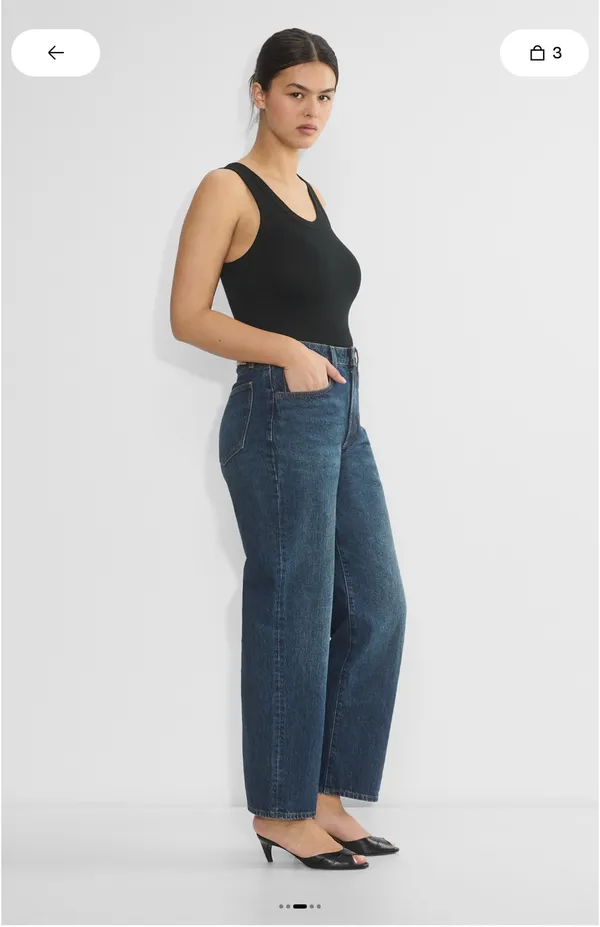 Denim Forum Marlo Aritzia High-Rise (Curve Fit) - Image 3