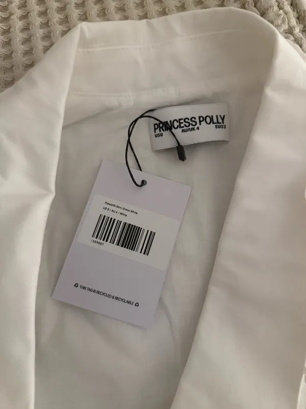 Princess Polly White Mini Dress - Image 5