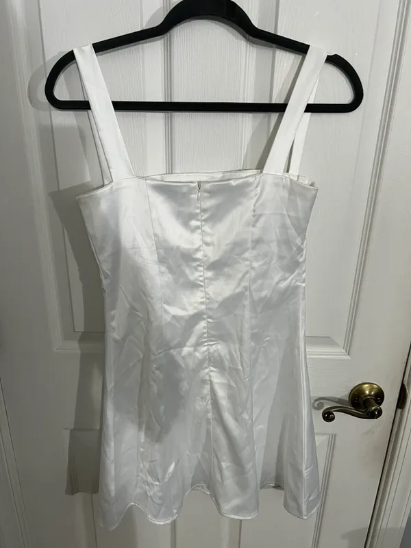 Brand New Mini Dress White - Image 3
