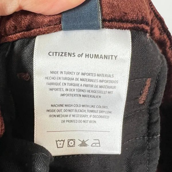 Citizens of Humanity Lilah Velvet Flare Pants Size 23 - Image 5