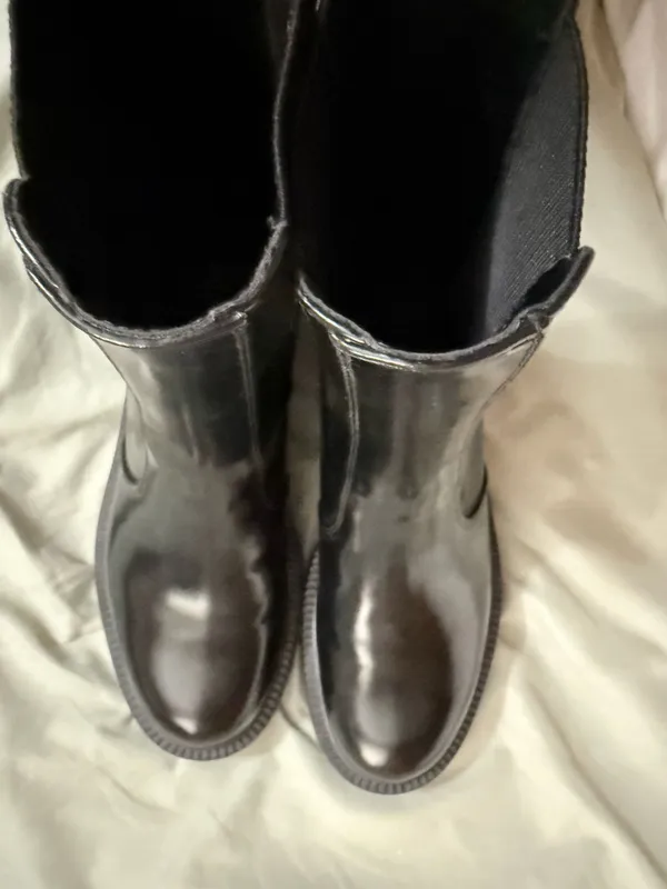 ZARA Black Chelsea Boots - Image 4