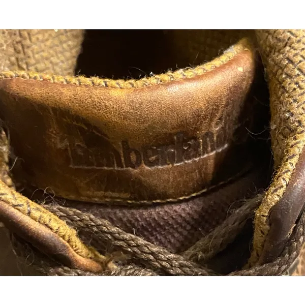 Timberland 12343 Brown Leather Hiking Work Boots Women's Size 9 Waterproof GORP - Image 11